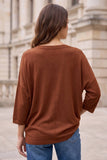 Cinnamon Spice Pocket Top S-L