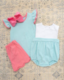 Mia Scallop Short Set