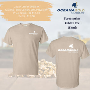 Haile Gold Mine Screen-Print T-Shirt (Gildan Brand)