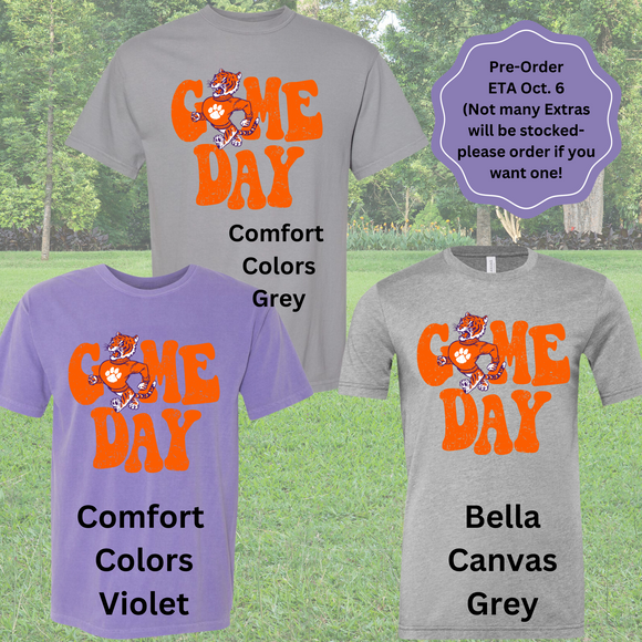 Game Day Tigers Tee (Bella Canvas)