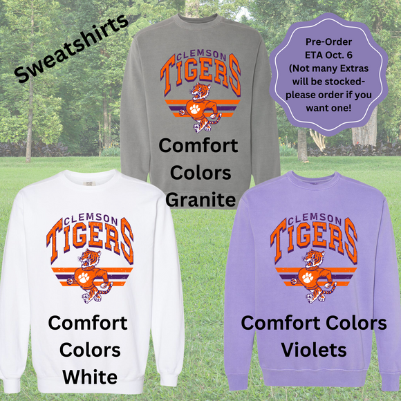 Tigers Sweatshirt (Comfort Color)