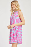 Lizzy Tank Dress (Pink/Blue)