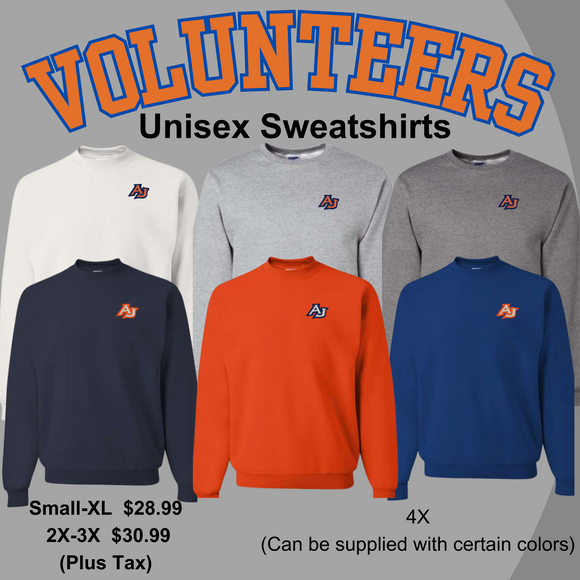 AJ Embroidered Sweatshirt (Unisex Fit)