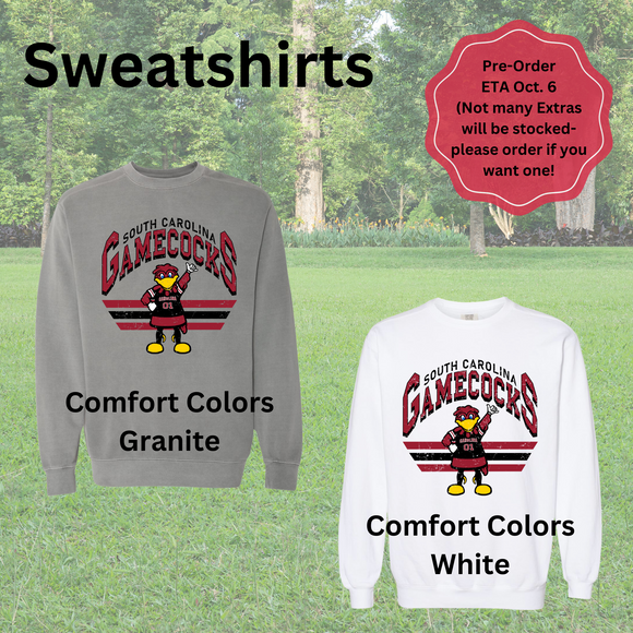 Gamecock Sweatshirt (Comfort Color)
