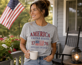 America 1776 Vintage Graphic Tee 🇺🇸