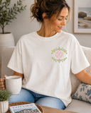 The Meadow Monogram Embroidered Tee