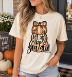 🍂 Let Us Be Grateful Pumpkin Tee