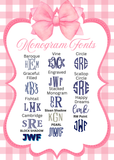 The Meadow Monogram Embroidered Tee