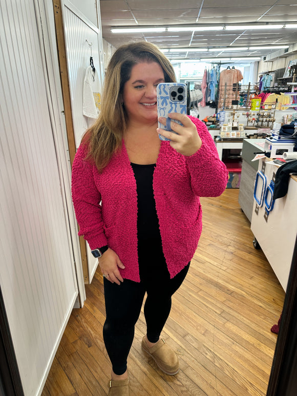 Party Pink Popcorn Sweater