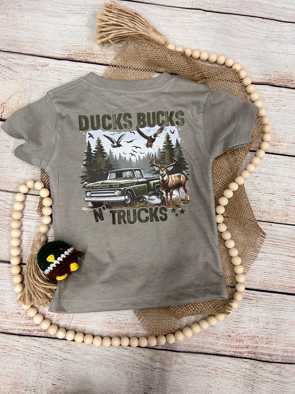 Ducks Bucks N' Trucks Boys Tee