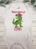 Embroidered Dinosaur Birthday Shirts