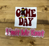Game Day Spirit Mascot Sticker