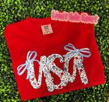 Patriotic Bow Tee
