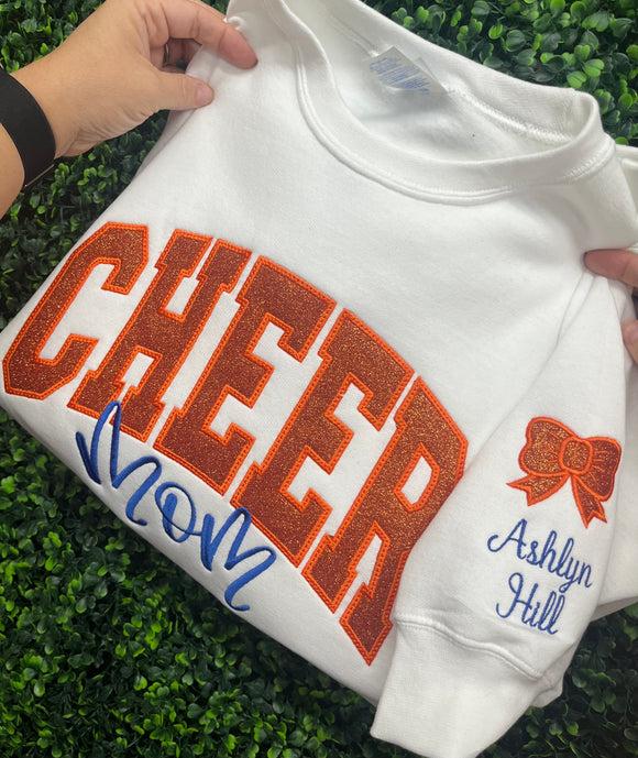 Glitter Sports Mom Crewneck