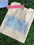 Blue Mama Floral & Strips Tee
