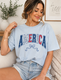 America Bow Tee