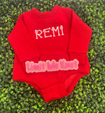 Love Bug Bubble Romper & Crewneck