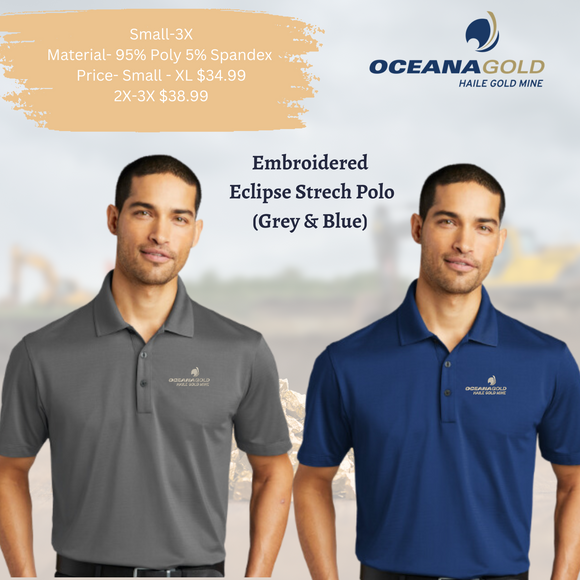 Embroidered Eclipse Strech Polo
