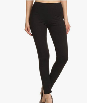 Black Buttery Soft Leggings (One Size fits sizes 0-14)