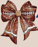 Football Bow (Brown)