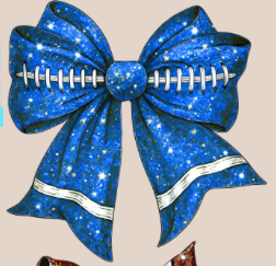 Football Bow (Royal)