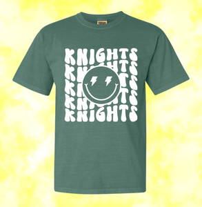 Knights on Repeat Comfort Color Shirt