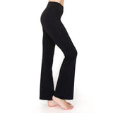 Petite Flared Yoga Pants (Black)