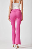 Business Casual Flare Pants (Hot Pink)