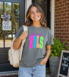 Neon Checker VOLS Tee