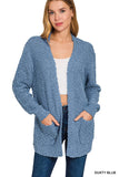 Shades of Blue Popcorn Sweater