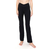 Petite Flared Yoga Pants (Black)