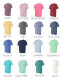 Seeing Spots Monogram Comfort Color Tee (Embroidery)
